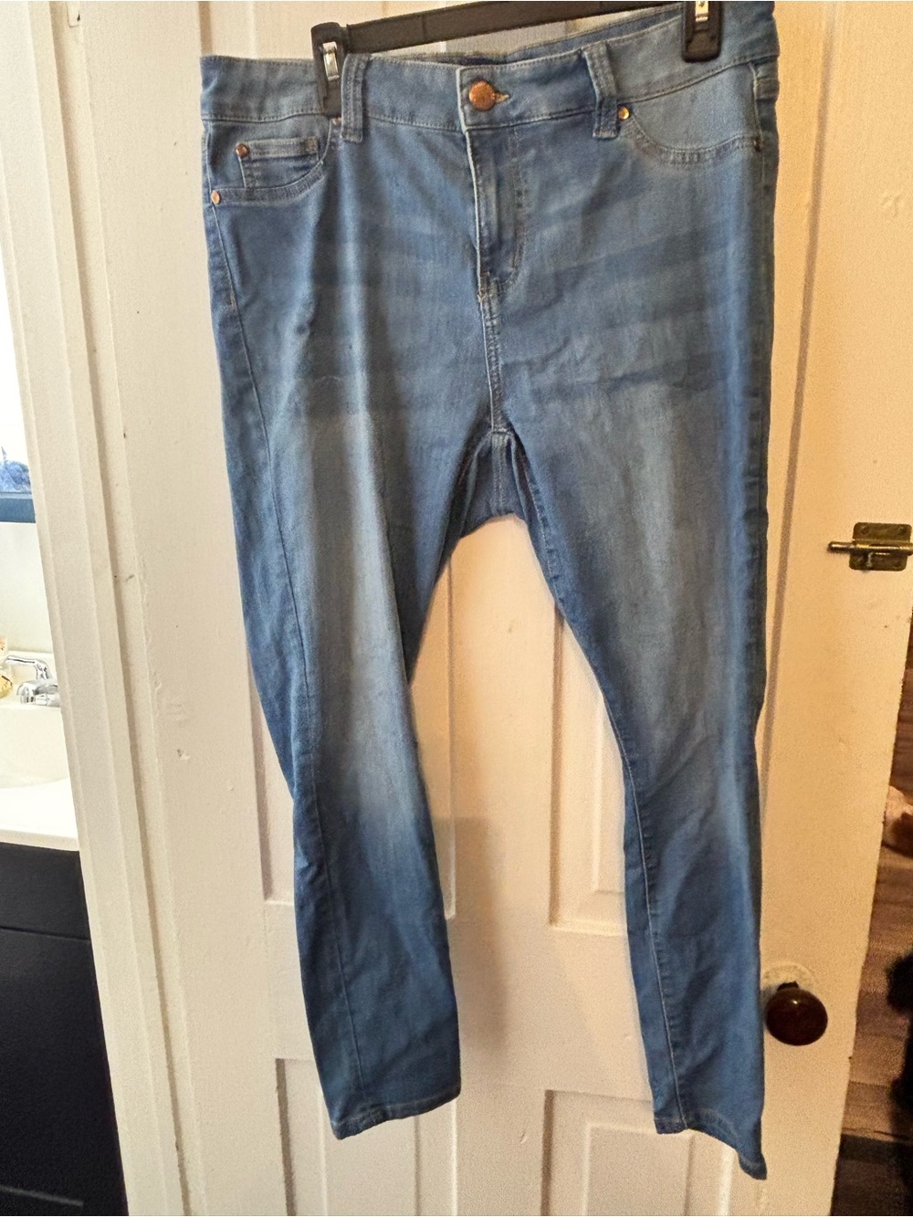 Light Blue Stretch Jeggings for Women - Slim Fit